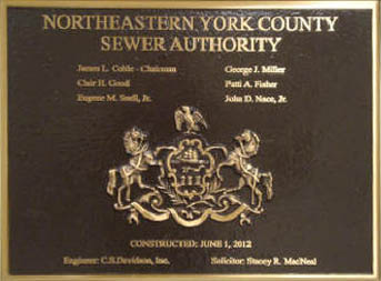 authority plaque